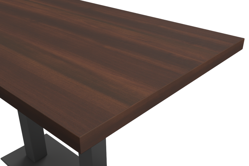 GastroLam – Doska reštauračného stola vo voliteľných veľkostiach vo farbe tmavého orecha