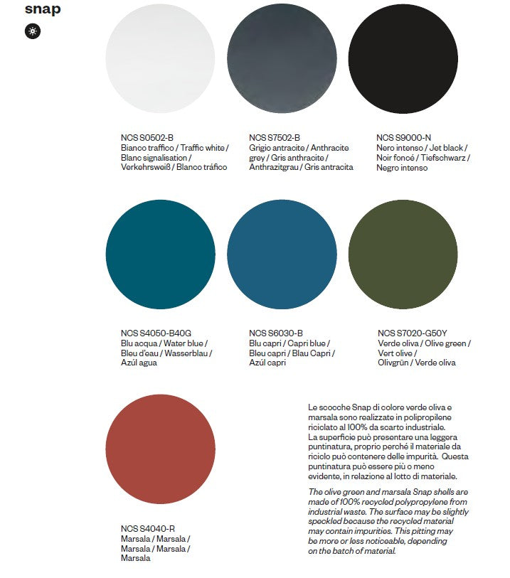 Vonkajšia stolička Snap I. - v rôznych farbách