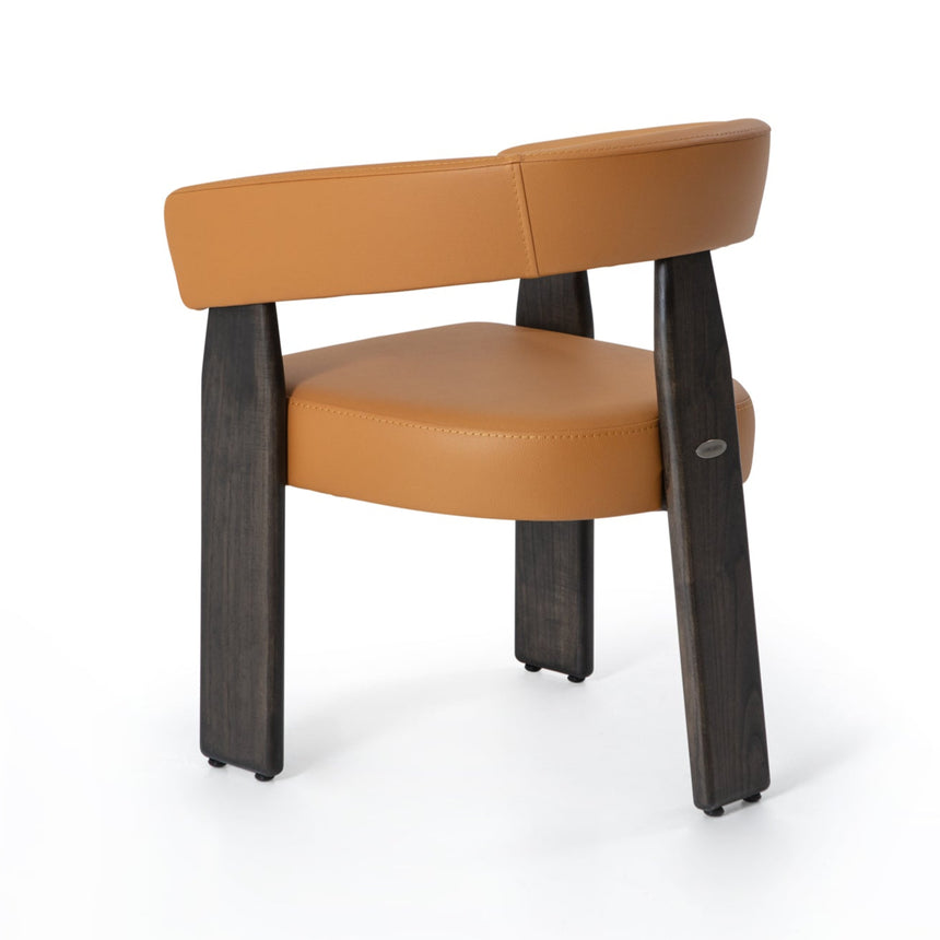 Reštauračná stolička Alden s voliteľným čalúnením a morením