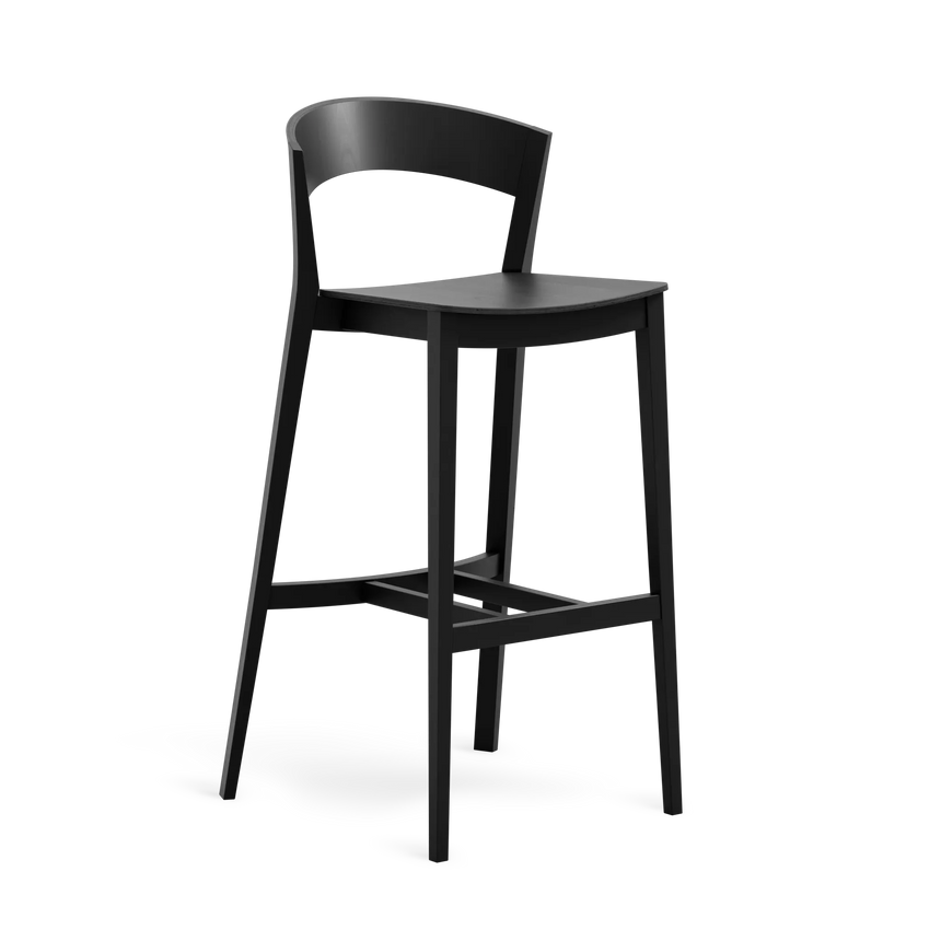 Paged Archer H-4800 bárszék fekete pácolt bükk kivitelben