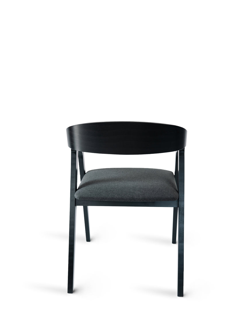 Jedálenská stolička s rámom - s voliteľným čalúnením/morením