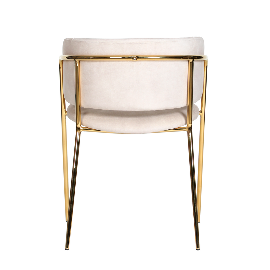 Jedálenská stolička KL Mia v béžovej farbe