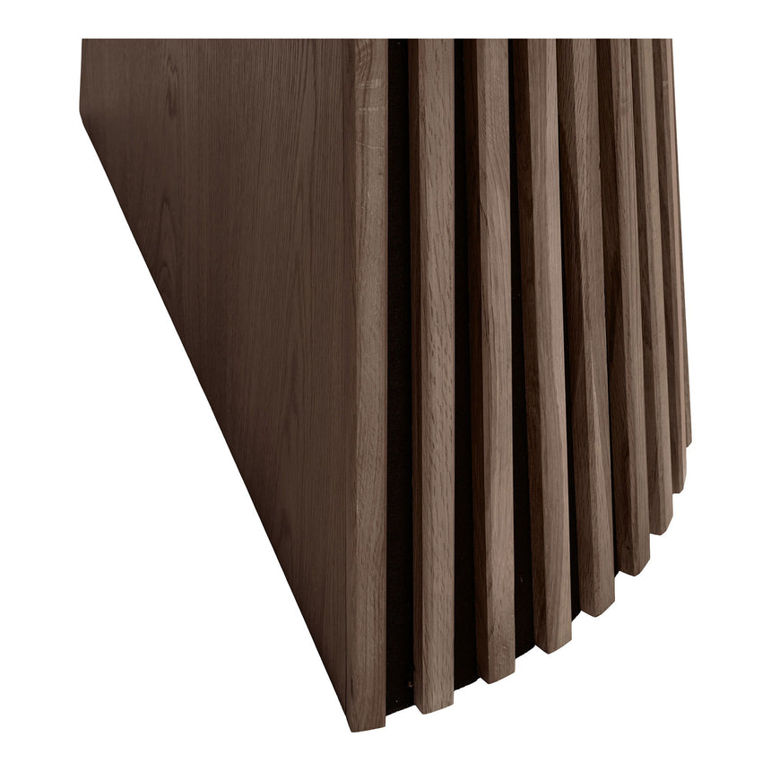 Jedálenský stôl Osaka – Ø120 cm / 120–160–200 cm, farba údeného duba