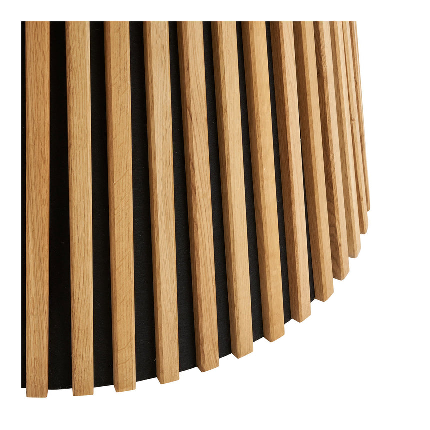 Jedálenský stôl Osaka – Ø140 cm, farba prírodného duba