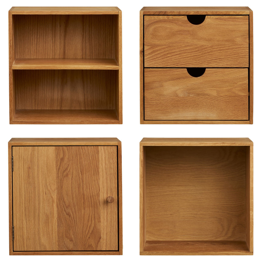 Nástenné police Townsville, sada 4 kusov