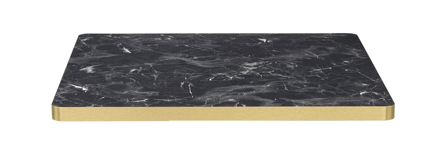 Laminovaná stolová doska SC 574, efekt čierneho mramoru