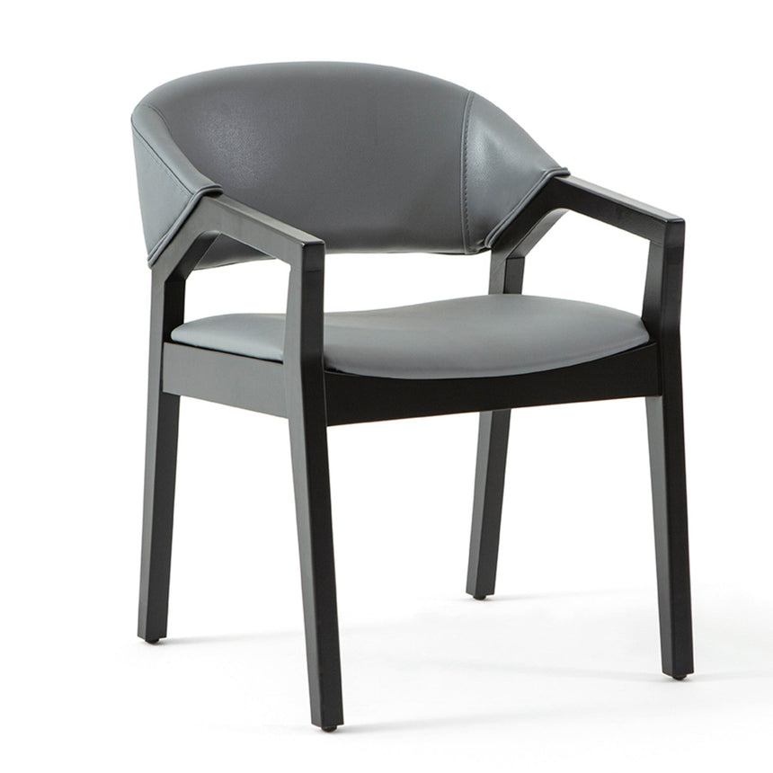 Reštauračná stolička Connor s voliteľným čalúnením a morením