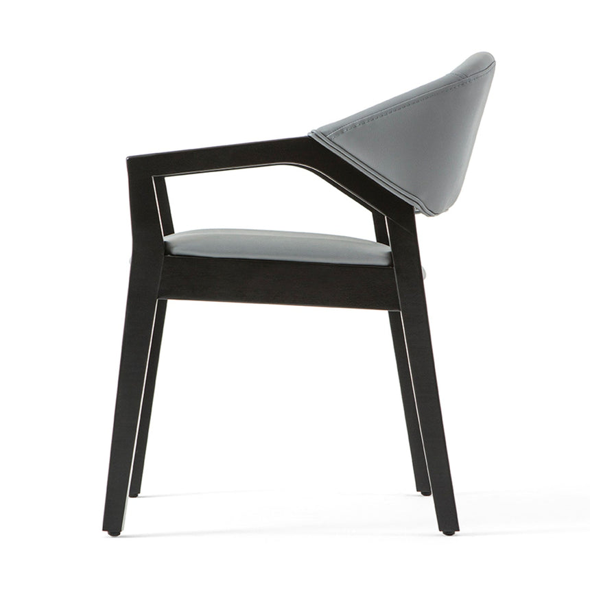 Reštauračná stolička Connor s voliteľným čalúnením a morením