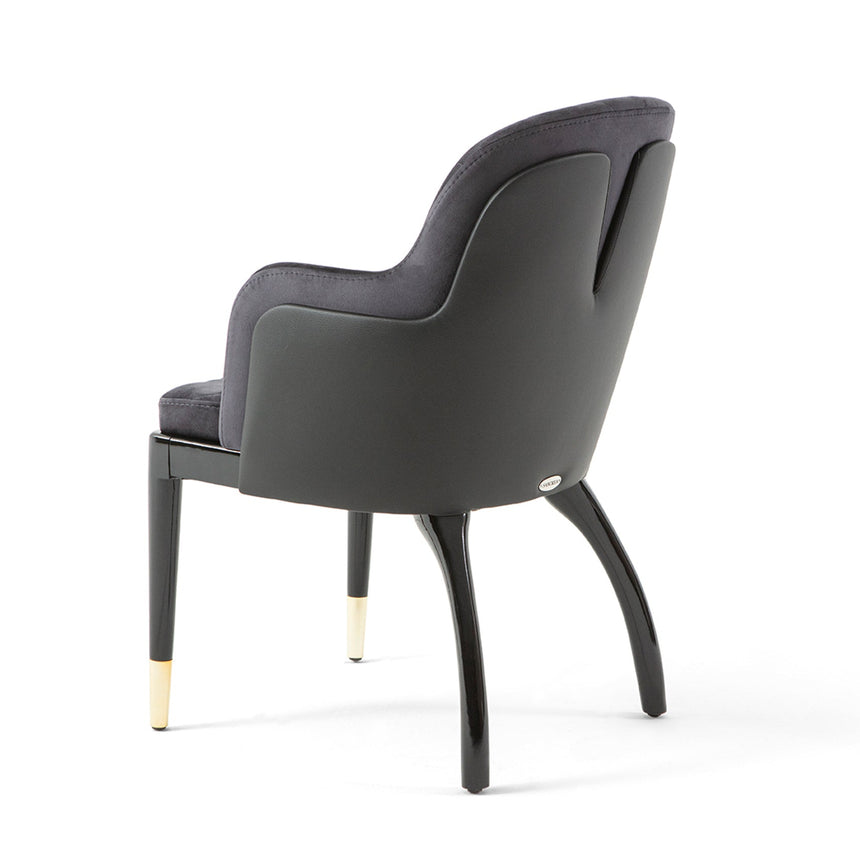 Reštauračná stolička Charla Premium s voliteľným čalúnením a morením