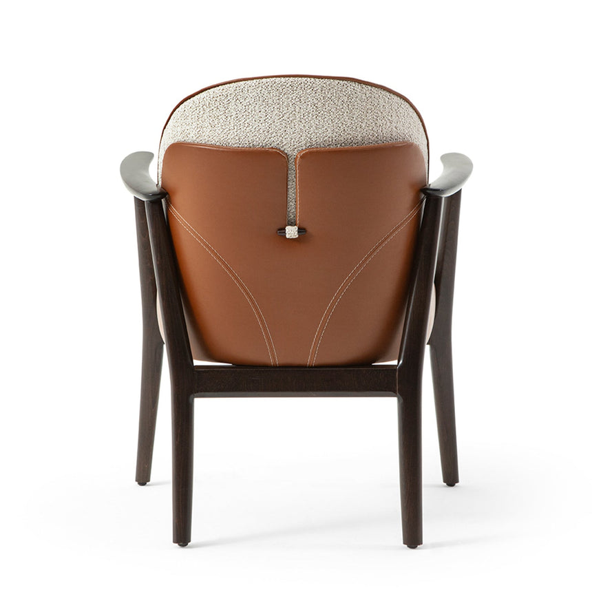 Reštauračná stolička Wilson s voliteľným čalúnením a morením