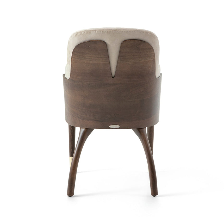 Reštauračná stolička Charla Plus s voliteľným čalúnením a morením