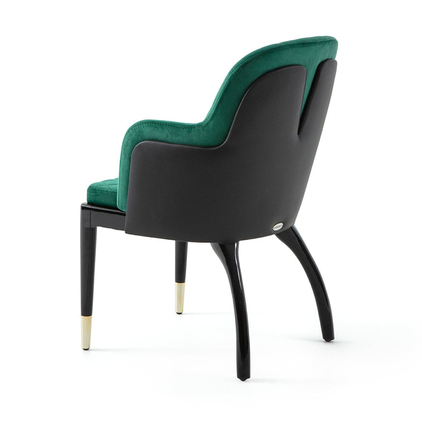 Reštauračná stolička Charla s voliteľným čalúnením a morením