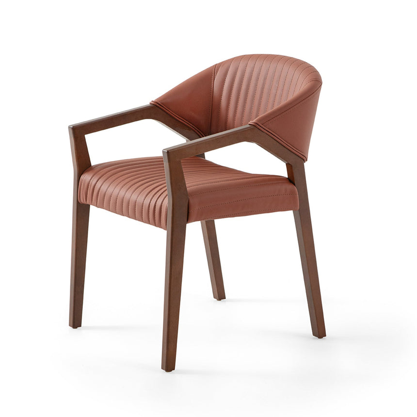 Reštauračná stolička Connor trend s voliteľným čalúnením a morením