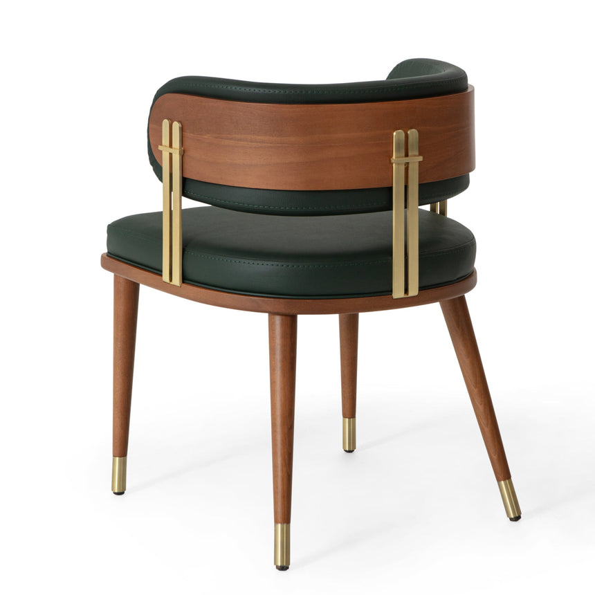 Reštauračná stolička Megan s voliteľným čalúnením a morením