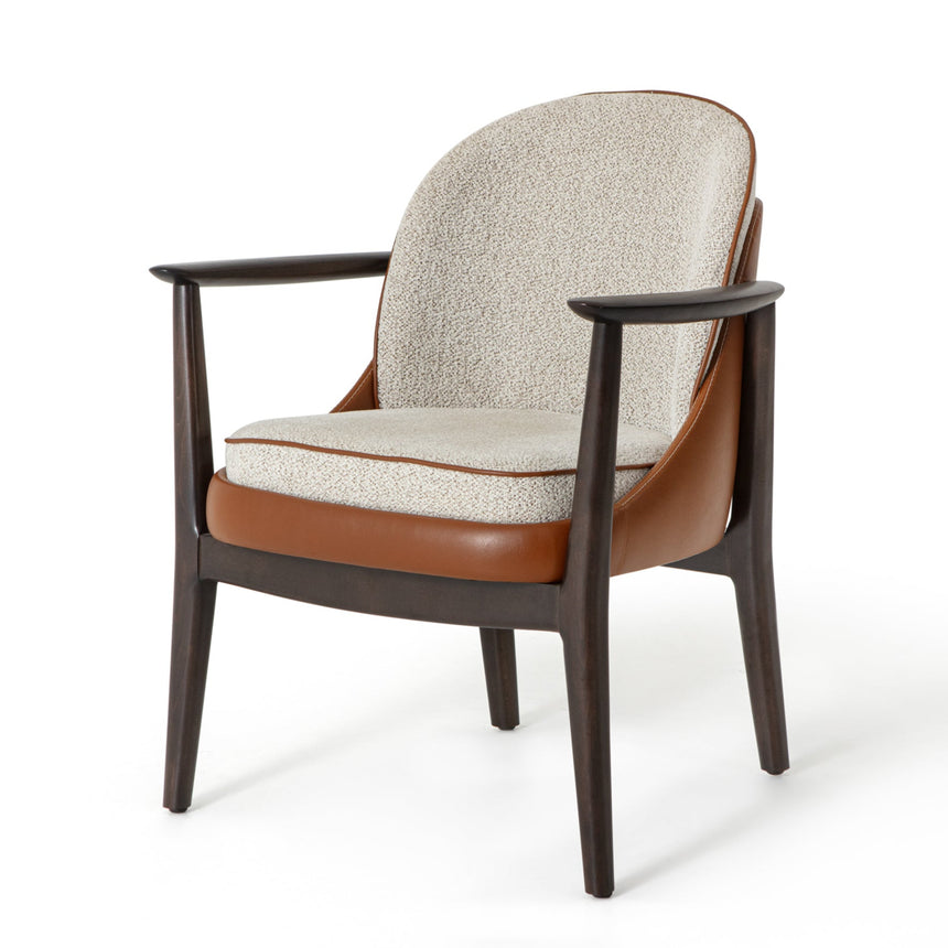 Reštauračná stolička Wilson s voliteľným čalúnením a morením