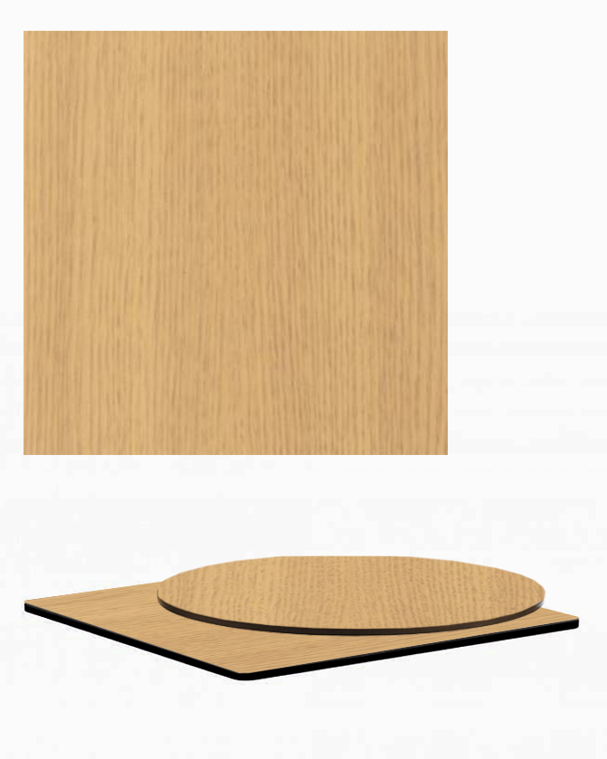 PA Nemecký dub HPL/Kompaktná stolová doska, 12 mm