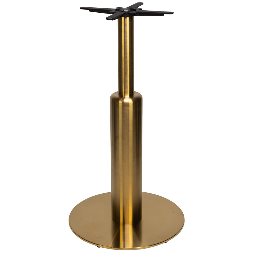 Noha k veľkému barovému stolu KJ Duco, zlatá farba