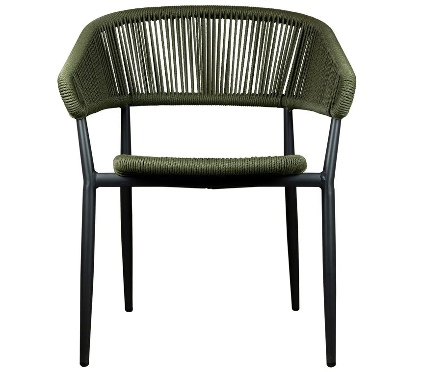 Záhradná stolička Jacco, zelená