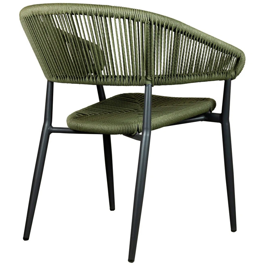 Záhradná stolička Jacco, zelená