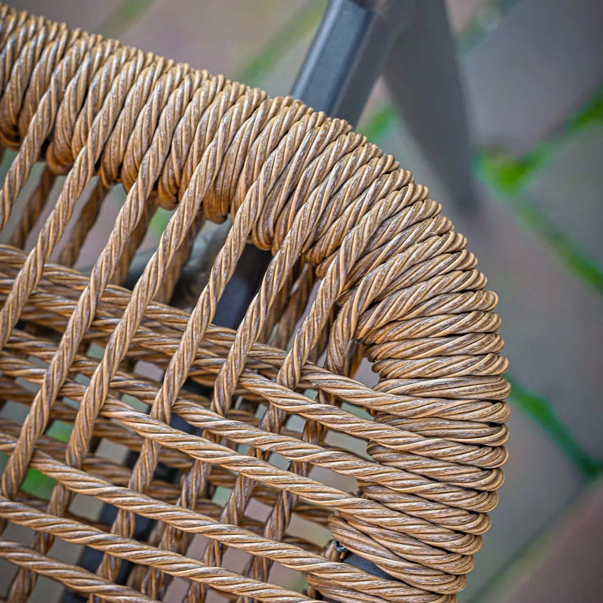 Záhradná stolička Jacco, prírodná farba