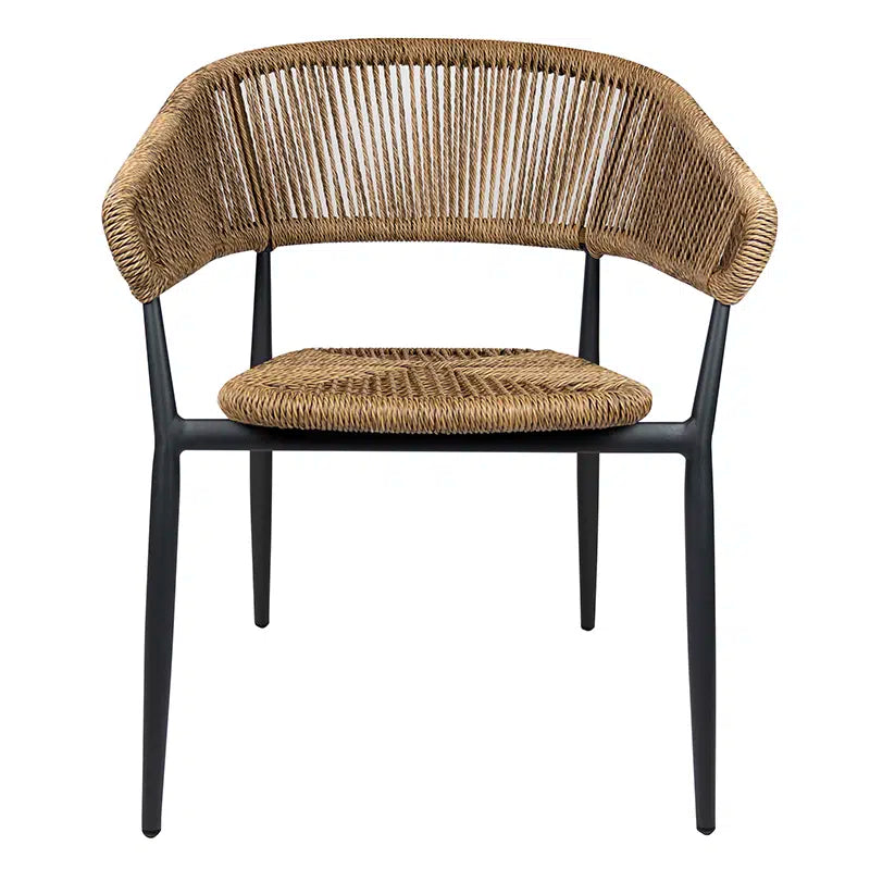 Záhradná stolička Jacco, prírodná farba