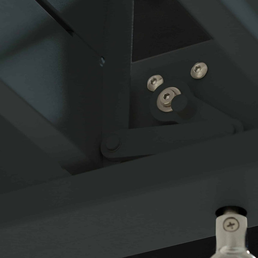 Reflect Standard 3×3 m bioklimatikus alumínium pergola – antracit, 8 cm-es oszlopokkal