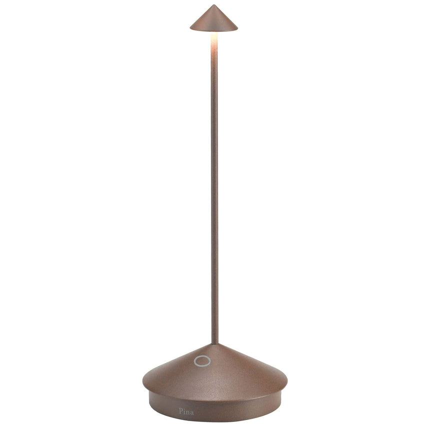 Pina asztali lámpa barna