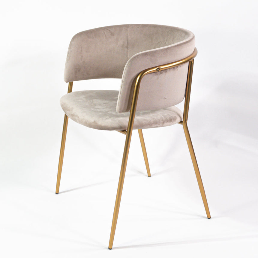 Jedálenská stolička Mia vo farbe Camel