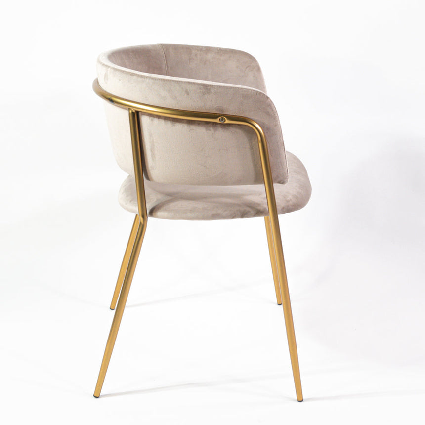 Jedálenská stolička Mia vo farbe Camel