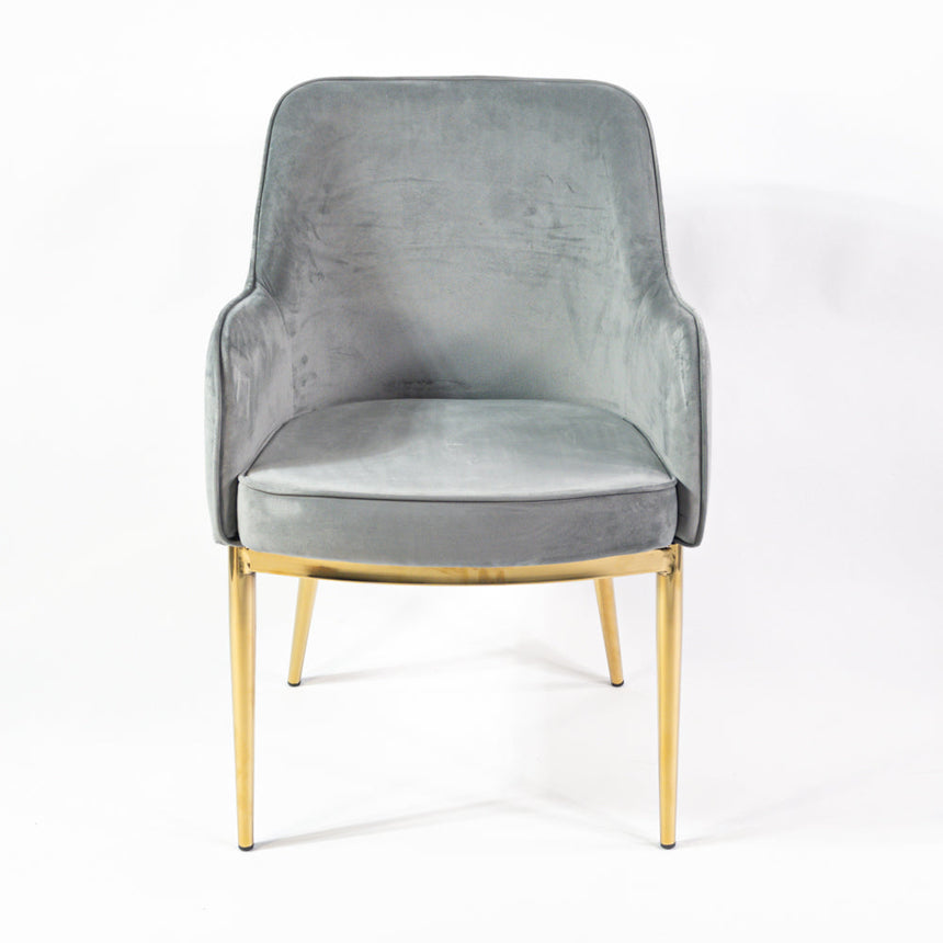 Jedálenská stolička KL Nolan prémiovej kvality v sivej farbe