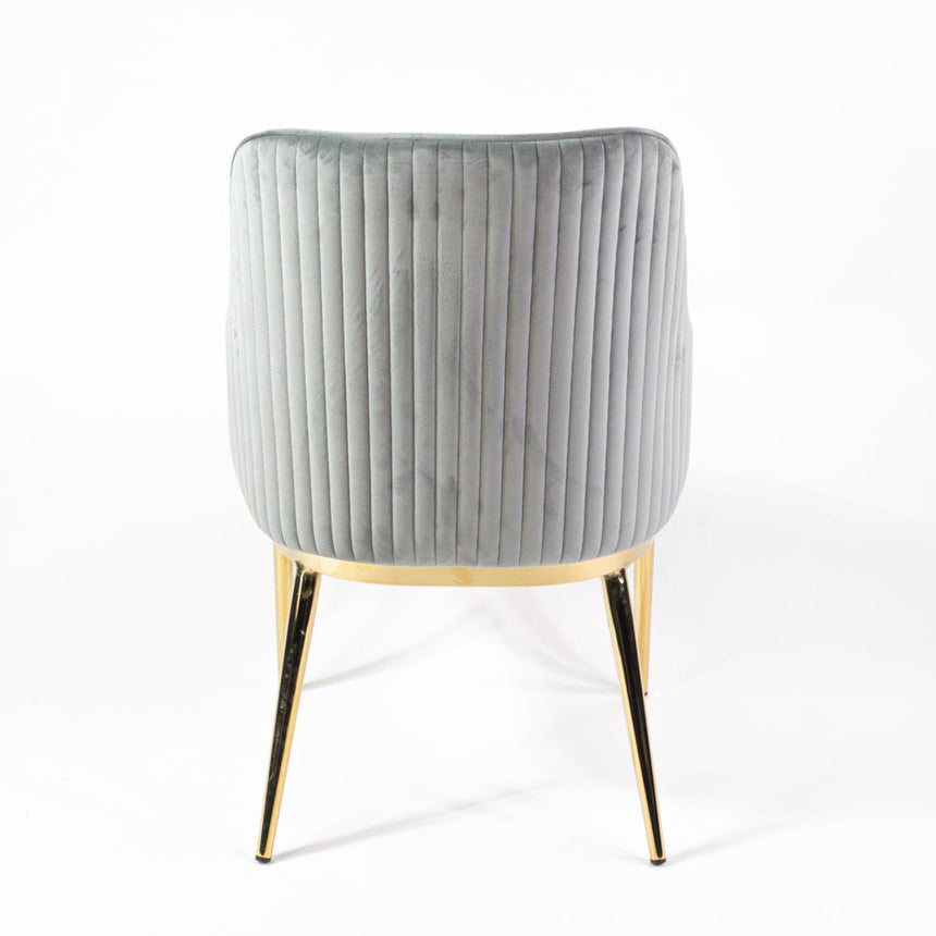 Jedálenská stolička KL Nolan prémiovej kvality v sivej farbe