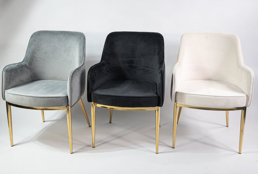 Jedálenská stolička KL Nolan prémiovej kvality v sivej farbe