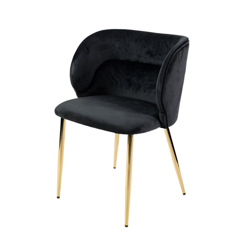 Jedálenská stolička KL Violet Reinforced v čiernej farbe - Showroom Pieces