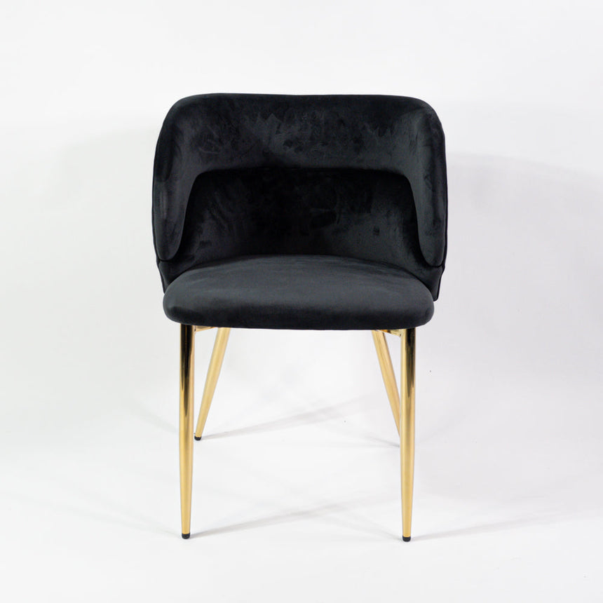 Jedálenská stolička KL Violet Reinforced v čiernej farbe - Showroom Pieces