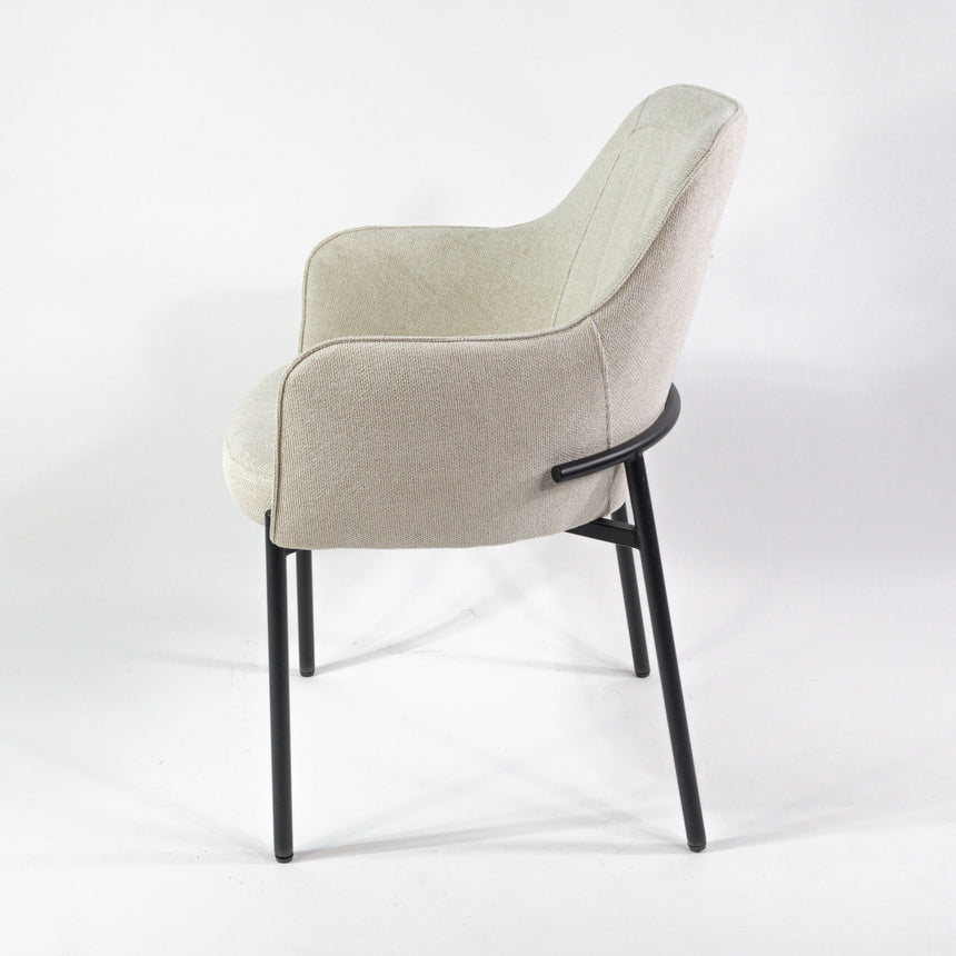 Jedálenská stolička KL Porto prémiovej kvality, béžová