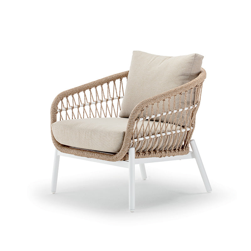 Záhradná súprava Grattoni Elba pre 4 osoby v béžovej farbe