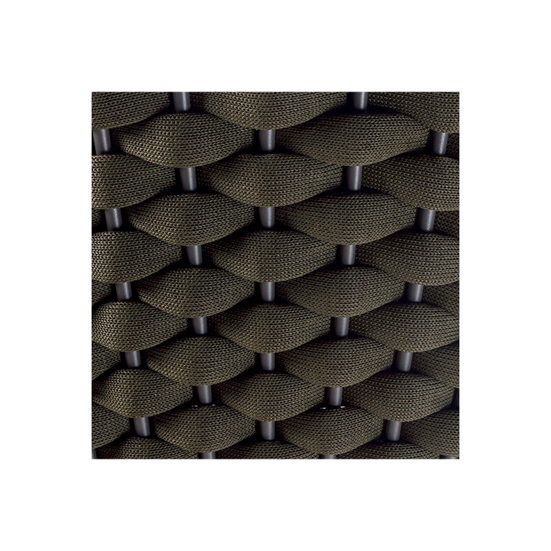 Záhradná stolička Grattoni Panama čierna/tmavosivá