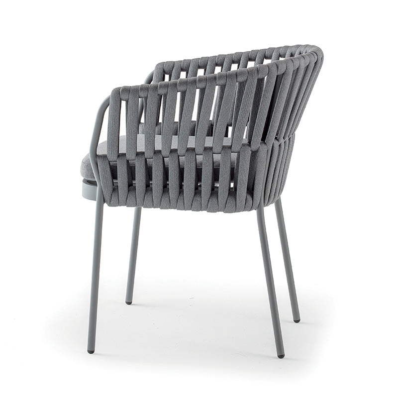 Záhradná stolička Grattoni Soho titánová