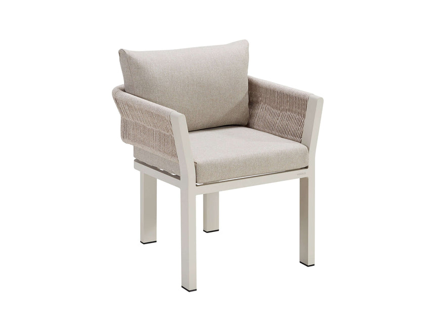 Záhradná jedálenská súprava Higold Borromeo pre 8 osôb v taupe farbe