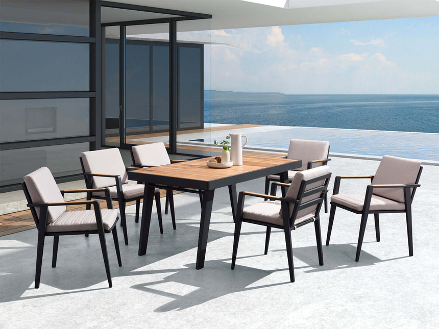 Higold Emoti – 6-miestna záhradná jedálenská súprava