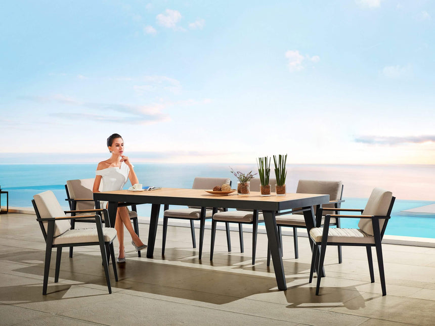 Higold Emoti – 8-miestna záhradná jedálenská súprava