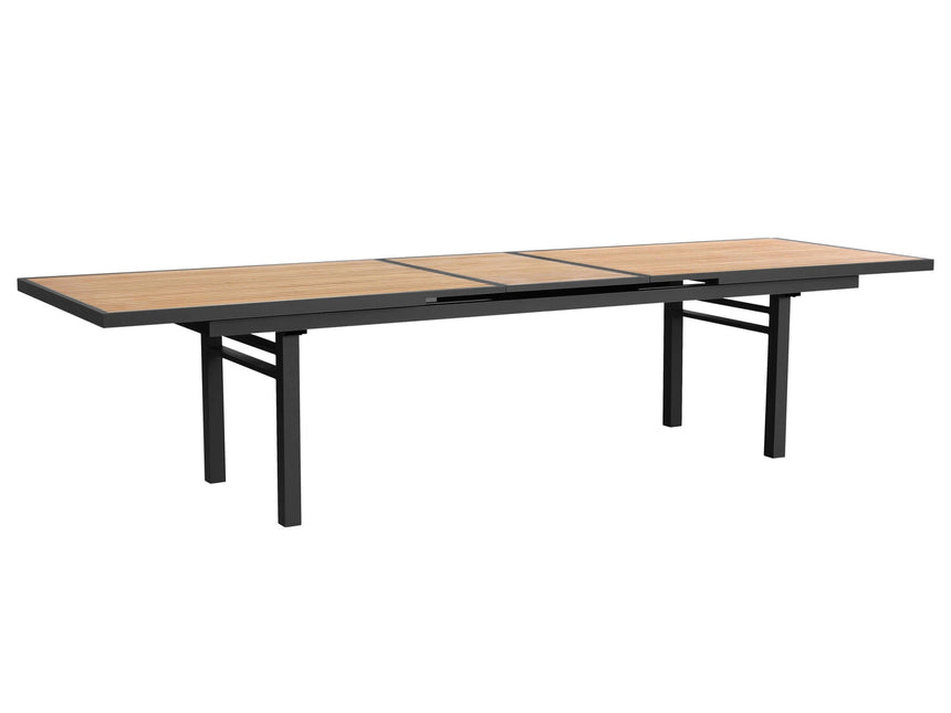 Higold Nofi - záhradná jedálenská súprava pre 10 osôb v čiernej farbe