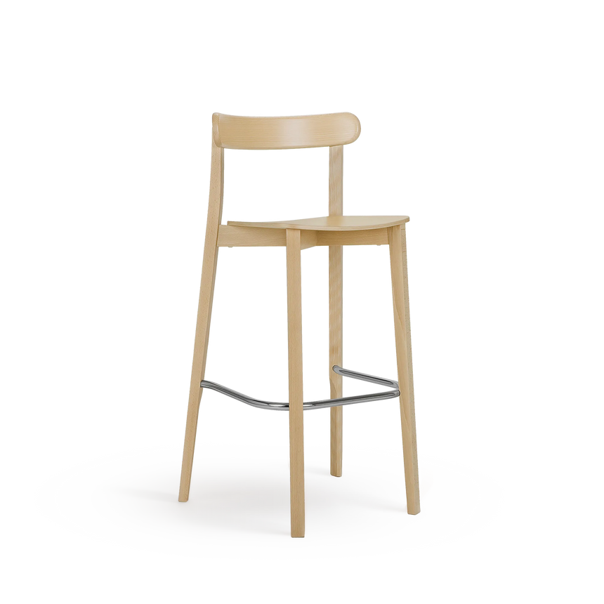 Paged Icho H-4420 bárszék világos bükk kivitelben, 81 cm ülésmagasság