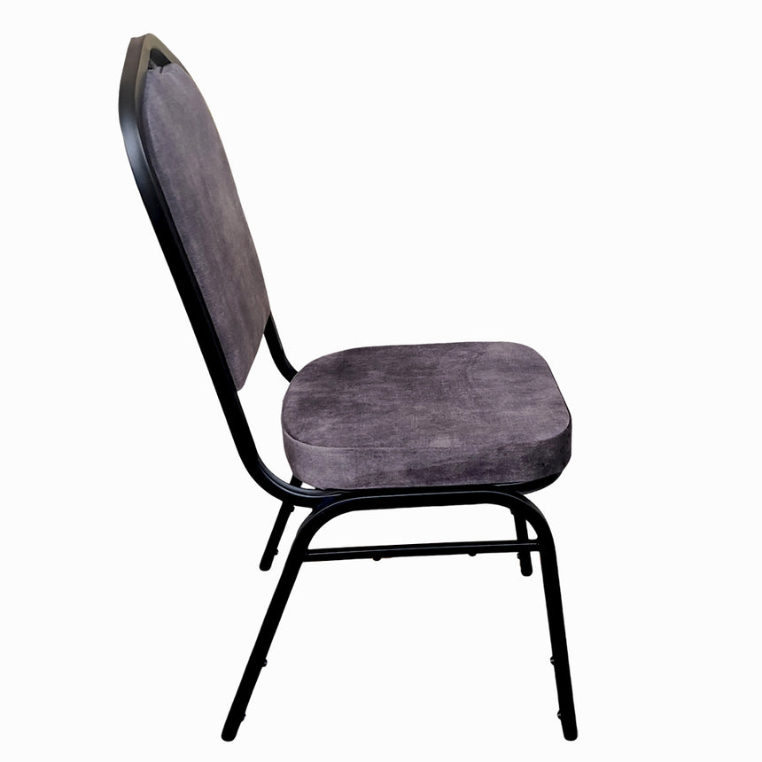 Konferenčná stolička Gabe prémiovej kvality – s antracitovým čalúnením odolným voči škvrnám