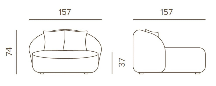Grattoni Útulné ležadlo
