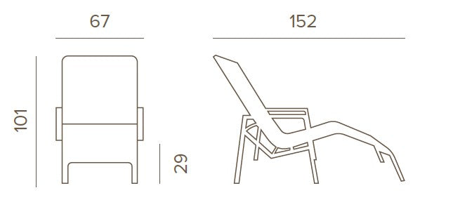 Lehátko Grattoni Cancun