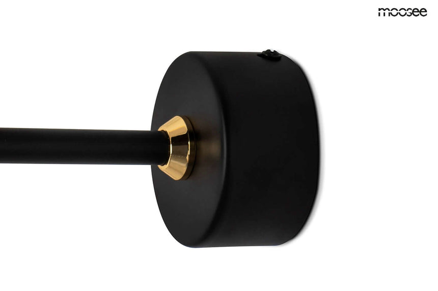 Nástenná lampa s motívom vtáka v zlatej farbe