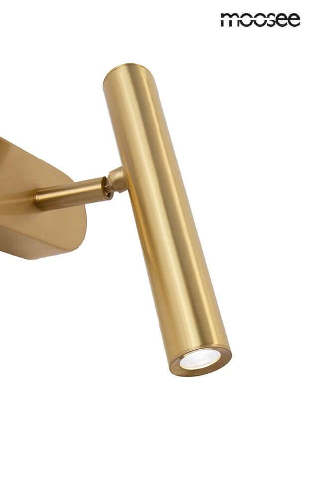 Nástenná lampa Boy Tube R zlatá