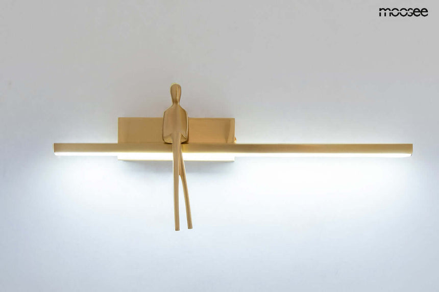 Nástenná lampa pre chlapca zlatá