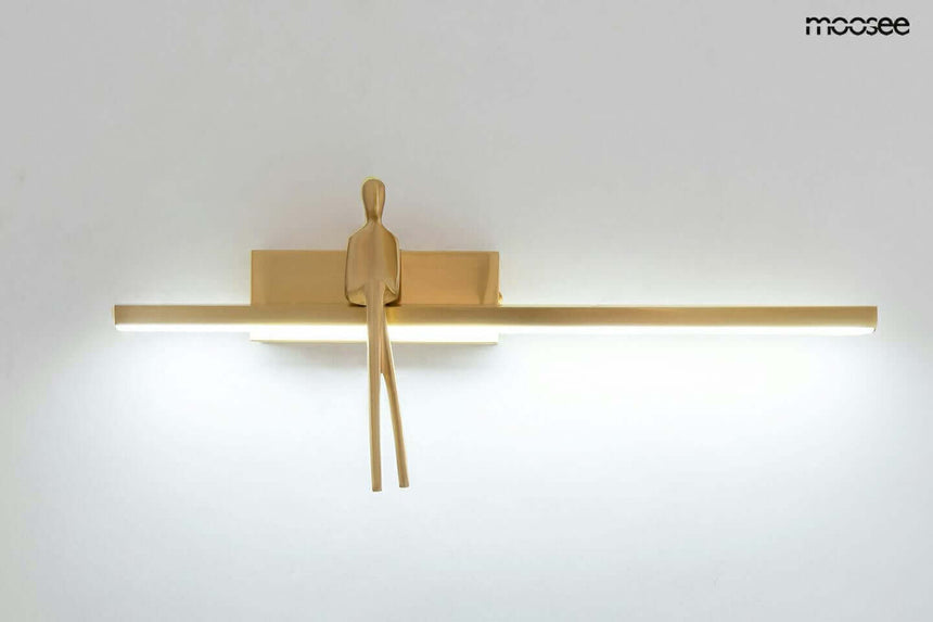 Nástenná lampa pre chlapca zlatá